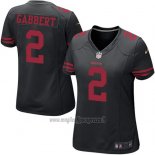 Maglia NFL Game Donna San Francisco 49ers Gabbert Nero