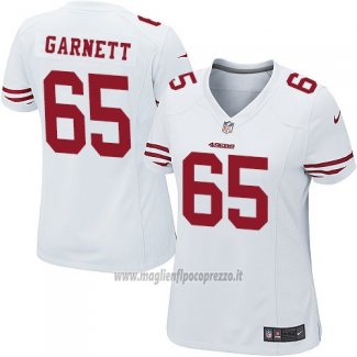 Maglia NFL Game Donna San Francisco 49ers Garnett Bianco