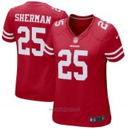 Maglia NFL Game Donna San Francisco 49ers Richard Sherman Rosso