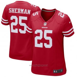 Maglia NFL Game Donna San Francisco 49ers Richard Sherman Rosso
