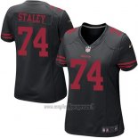 Maglia NFL Game Donna San Francisco 49ers Staley Nero