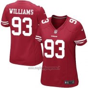Maglia NFL Game Donna San Francisco 49ers Williams Rosso