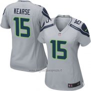 Maglia NFL Game Donna Seattle Seahawks Kearse Grigio