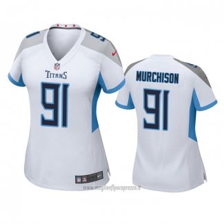 Maglia NFL Game Donna Tennessee Titans Larrell Murchison Bianco