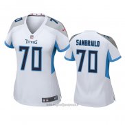 Maglia NFL Game Donna Tennessee Titans Ty Sambrailo Bianco