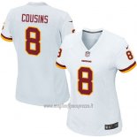 Maglia NFL Game Donna Washington Commanders Cousins Bianco