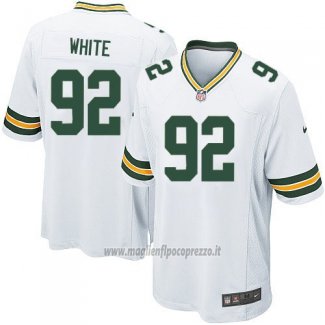 Maglia NFL Game Green Bay Packers White Bianco