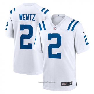 Maglia NFL Game Indianapolis Colts Carson Wentz Bianco