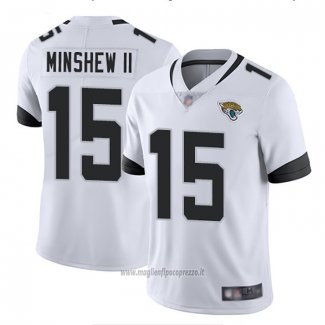 Maglia NFL Game Jacksonville Jaguars 15 Gardner Minshew Ii Bianco
