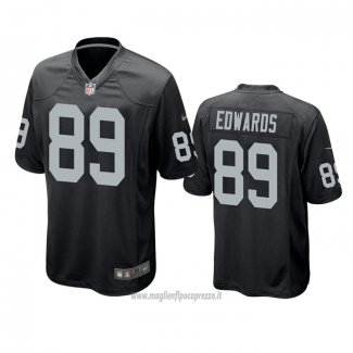Maglia NFL Game Las Vegas Raiders Bryan Edwards Nero