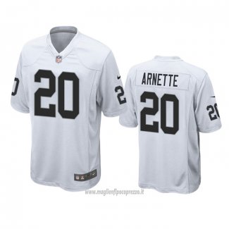 Maglia NFL Game Las Vegas Raiders Damon Arnette Bianco