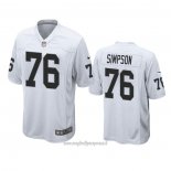 Maglia NFL Game Las Vegas Raiders John Simpson Bianco