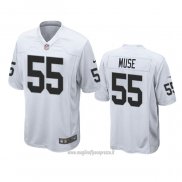 Maglia NFL Game Las Vegas Raiders Tanner Muse Bianco