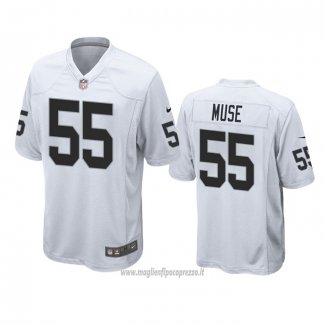 Maglia NFL Game Las Vegas Raiders Tanner Muse Bianco