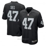 Maglia NFL Game Las Vegas Raiders Trent Sieg Nero