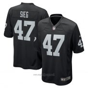 Maglia NFL Game Las Vegas Raiders Trent Sieg Nero
