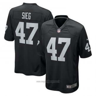 Maglia NFL Game Las Vegas Raiders Trent Sieg Nero