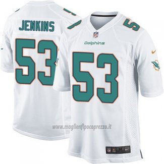 Maglia NFL Game Miami Dolphins Jenkins Bianco