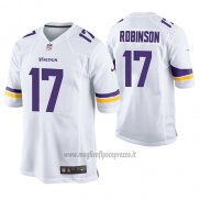 Maglia NFL Game Minnesota Vikings Aldrick Robinson Bianco