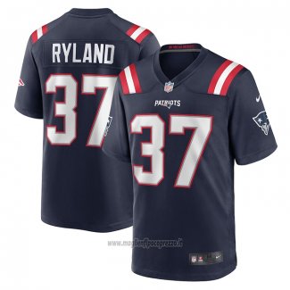 Maglia NFL Game New England Patriots Chad Ryland Blu