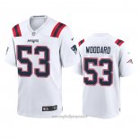 Maglia NFL Game New England Patriots Dustin Woodard Bianco