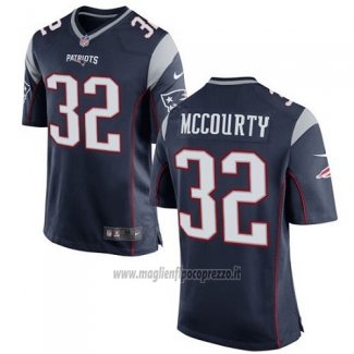 Maglia NFL Game New England Patriots Mccourty Blu