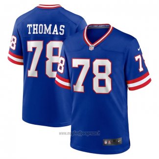 Maglia NFL Game New York Giants Andrew Thomas Classic Blu