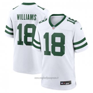 Maglia NFL Game New York Jets Mike Williams Bianco