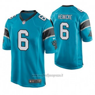 Maglia NFL Game Panthers Taylor Heinicke Blu