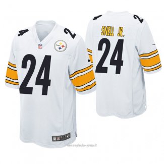 Maglia NFL Game Pittsburgh Steelers Benny Snell Jr. Bianco
