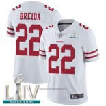 Maglia NFL Game San Francisco 49ers 22 Matt Breida Bianco2