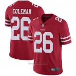 Maglia NFL Game San Francisco 49ers 26 Tevin Coleman Rosso