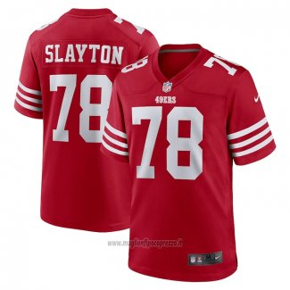 Maglia NFL Game San Francisco 49ers Chris Slayton Rosso