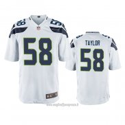Maglia NFL Game Seattle Seahawks Darrell Taylor Bianco