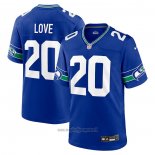 Maglia NFL Game Seattle Seahawks Julian Love Throwback Blu