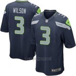 Maglia NFL Game Seattle Seahawks Wilson Blu