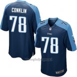 Maglia NFL Game Tennessee Titans Conklin Blu2