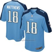 Maglia NFL Game Tennessee Titans Matthews Blu