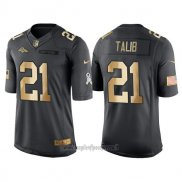 Maglia NFL Gold Anthracite Denver Broncos Talib Salute To Service 2016 Nero