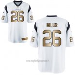 Maglia NFL Gold Game Houston Texans Miller Bianco