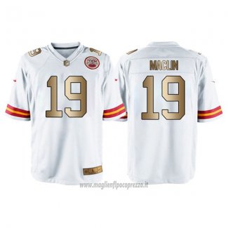 Maglia NFL Gold Game Kansas City Chiefs Maclin Bianco
