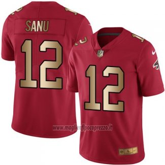 Maglia NFL Gold Legend Atlanta Falcons Sanu Rosso