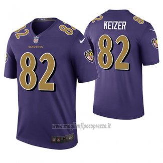Maglia NFL Legend Baltimore Ravens Nick Keizer Viola Color Rush