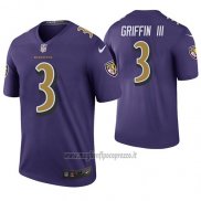 Maglia NFL Legend Baltimore Ravens Robert Griffin Iii Viola Color Rush