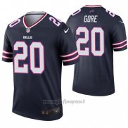 Maglia NFL Legend Buffalo Bills 20 Frank Gore Inverted Blu