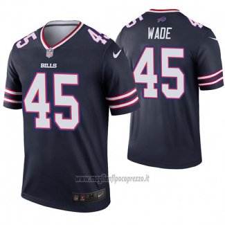 Maglia NFL Legend Buffalo Bills 45 Christian Wade Inverted Blu
