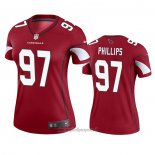 Maglia NFL Legend Donna Arizona Cardinals Jordan Phillips Rosso