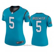 Maglia NFL Legend Donna Carolina Panthers Teddy Bridgewater Blu Color Rush