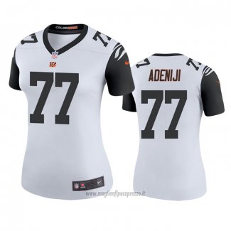 Maglia NFL Legend Donna Cincinnati Bengals Hakeem Adeniji Bianco Color Rush