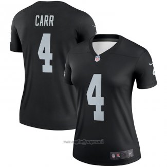 Maglia NFL Legend Donna Las Vegas Raiders Derek Carr Nero